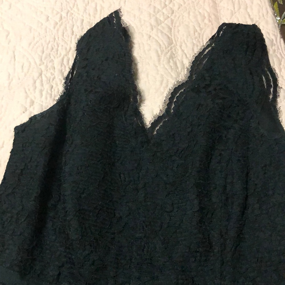Lace black dress